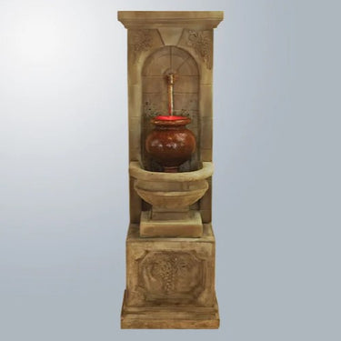 Giannini Garden St. Helena Urn Fountain For Rustic Iron Spout